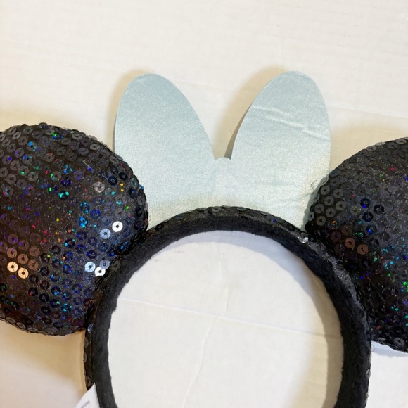 Disneyland 60th Anniversary Diamond Celebration Minnie Mouse Ears Headband Bow - Picture 3 of 13